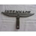 Vintage Uitenhage car bumper badge, number plate and grille emblem for 1 bid