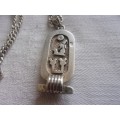 Beautiful Egyptian .925 silver pendant and chain