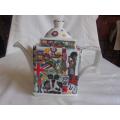 Retro James Sadler Carnaby Street teapot - `Famous Street` series