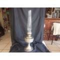 Vintage Super Aladdin kerosene table lantern with glass chimney