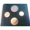 Cased 1964 Malawi Independence coin set & 1966 Republic day Crown for 1 bid