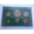 1971 Malawi First Decimal Coin set in plastic case