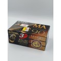 3 Pack TDK MA 90 IEC IV / Type IV Metal Alloy Blank Cassette Tapes-Metal Bias New and Sealed