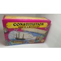 Vintage 1984 Constitution Ship In A Bottle Kit #203 Open Box Woodkrafter