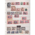 Union of South Africa - Large Group of Used Stamps including some good postmarks
