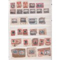 Union of South Africa - Large Group of Used Stamps including some good postmarks