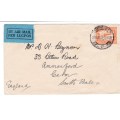 Union of South Africa - Reused Postcard - Very unusual + 1932 Airmail Cover