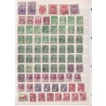Australia - Large accumulation of pre decimal used stamps