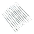12-Piece Stainless Steel Double-Sided Wax Carvers Set
