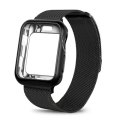 HONEJEEN Compatible with iWatch Band 38mm 42mm with Case, Stainless Steel Mesh with Adjustable Magne