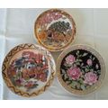 3 X SMALL DECORATIVE IMARI PLATES