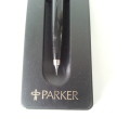 2 X PARKER PENS - (1 X PARKER PENCIL - 1 UNOPENED VINTAGE PARKER T-BALL JOTTER