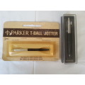 2 X PARKER PENS - (1 X PARKER PENCIL - 1 UNOPENED VINTAGE PARKER T-BALL JOTTER