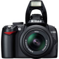 NIKON D3000 DSLR CAMERA WITH 18-55mm Nikkor DX Lens PROFESSIONAL KIT + BAG