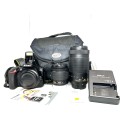 Nikon D3500 DSLR Camera With   Nikon 18-55mm AF DX VR Lens  Nikon 70-300mm AF-P DX Lens