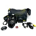 NIKON D3200 with  NIKON DX VR 18-55mm Lens And accessories