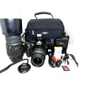 Nikon D5200 DSLR Camera with 2 x Lens and accessories