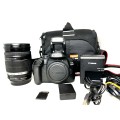 Canon 4000D DSLR camera with   Canon EFS 18-200mm Image stabiliszer Lens