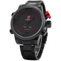 *FREE COURIER* SHARK Gulper Series Red Black LED Multifunction Watch BOXED w/ PAPERS