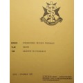 1987 SADF Medical Services Operasionele Mediese Ordonnans Book