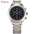 *FREE COURIER* SHARK Blue Silver 6 Hand Chronograph Quartz Mens Watch BOXED w/ PAPERS