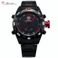 *FREE COURIER* SHARK Bullhead Series Red Black LED Multifunction Watch BOXED w/ PAPERS