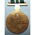 Old SA Prison Service Full Size Medal For Faithful Service