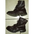 1979 SADF Army Brown Leather Boots
