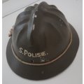 Old Railway Police Riot Helmet