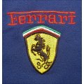 Collectable Ferrari Shell F1 Blue Golf Shirt