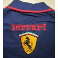 Collectable Ferrari Shell F1 Blue Golf Shirt