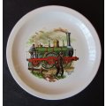 England 1837 Railway Locomotive Display Plate - Made by Willsgrove Ware (Rhodesia)