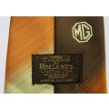 Old Made in England MG Motors Neck Tie