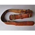 1945 WW2 Military Leather Sam Browne Belt
