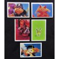 5 Sticker Cards - Trolls (1992)