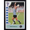 1993 Andrew Paterson WP Currie Cup Rugby Trading Card