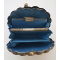 Vintage 100 Year Old Shell Shaped Metal Purse