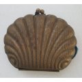 Vintage 100 Year Old Shell Shaped Metal Purse