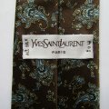 Yves Saint Laurent Designer Silk Neck Tie