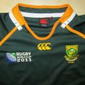 2011 World Cup Canterbury Springbok Rugby Jersey