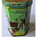 Vintage Made in Hong Kong Orange Tea Tin