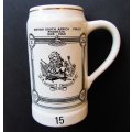 Large Rhodesia BSAP Police Beer Mug
