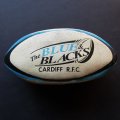 Old Cardiff Blue and Blacks Midi Size Rugby Ball