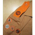 Old Voortrekkers Long Sleeve Shirt With 13 Insignia Badges