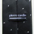 Pierre Cardin Paris Black Designer Neck Tie