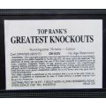 Top Rank`s Greatest Knockouts - Boxing VHS Video Tape (1990)