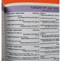 2012 Wimbledon Day 8 Tennis Programme