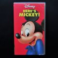 Here`s Mickey! - Disney VHS Tape (1998)