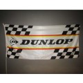 Large Dunlop Racing Motorsport Flag