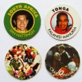Lot of 4 Rugby Tazo Slamas from the 90`s